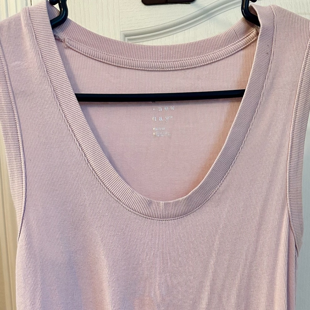 A New Day Light Blush Tank Top – Soft & Polished Essential